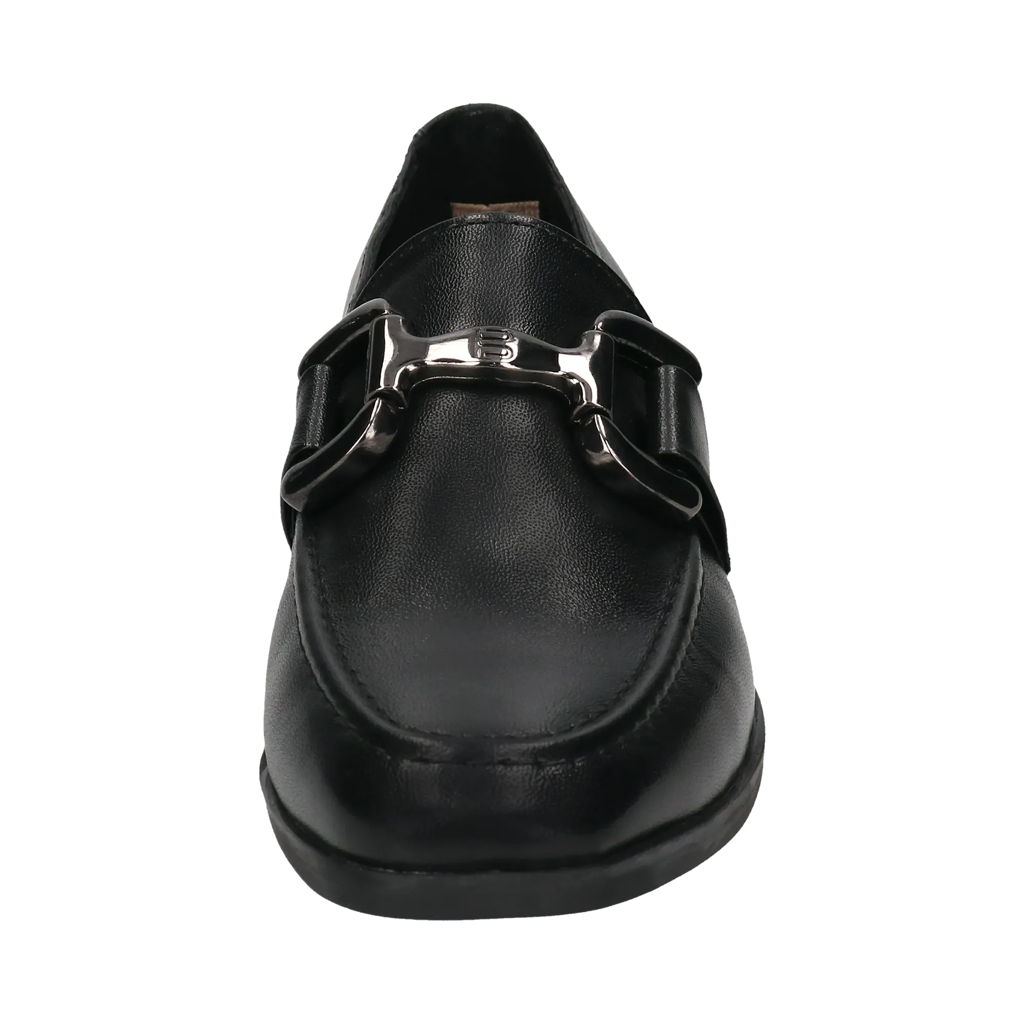 Leder Ballerina schwarz