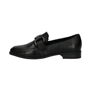 Leder Ballerina schwarz