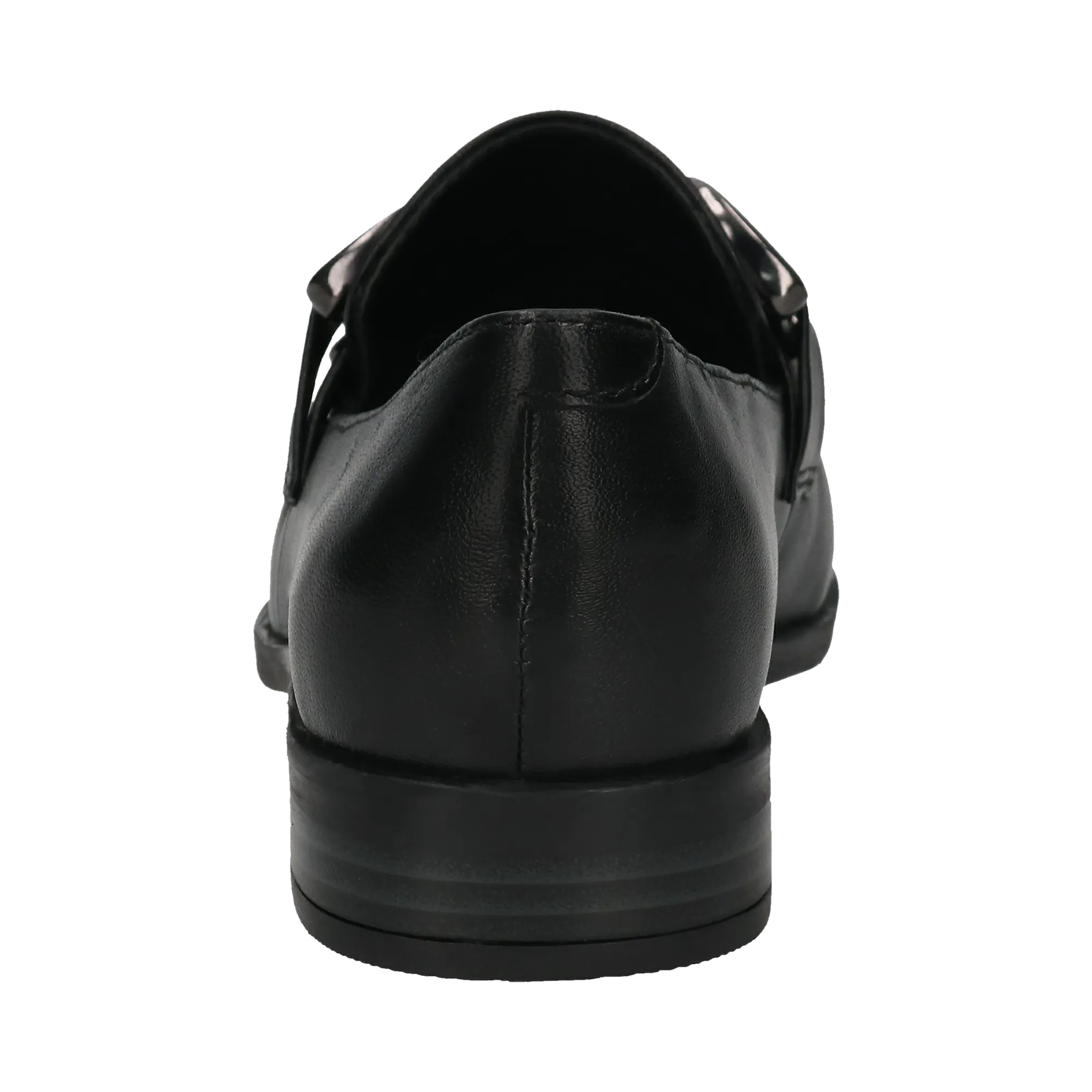 Leder Ballerina schwarz