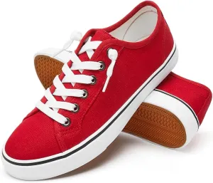 Leisfit Women Canvas Sneaker Slip On Non Slip Shoes