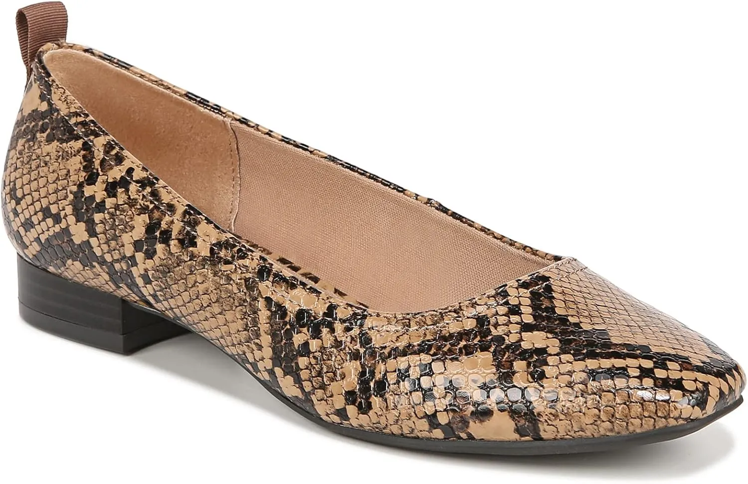LifeStride Womens Cameo Slip On Flats - Beige