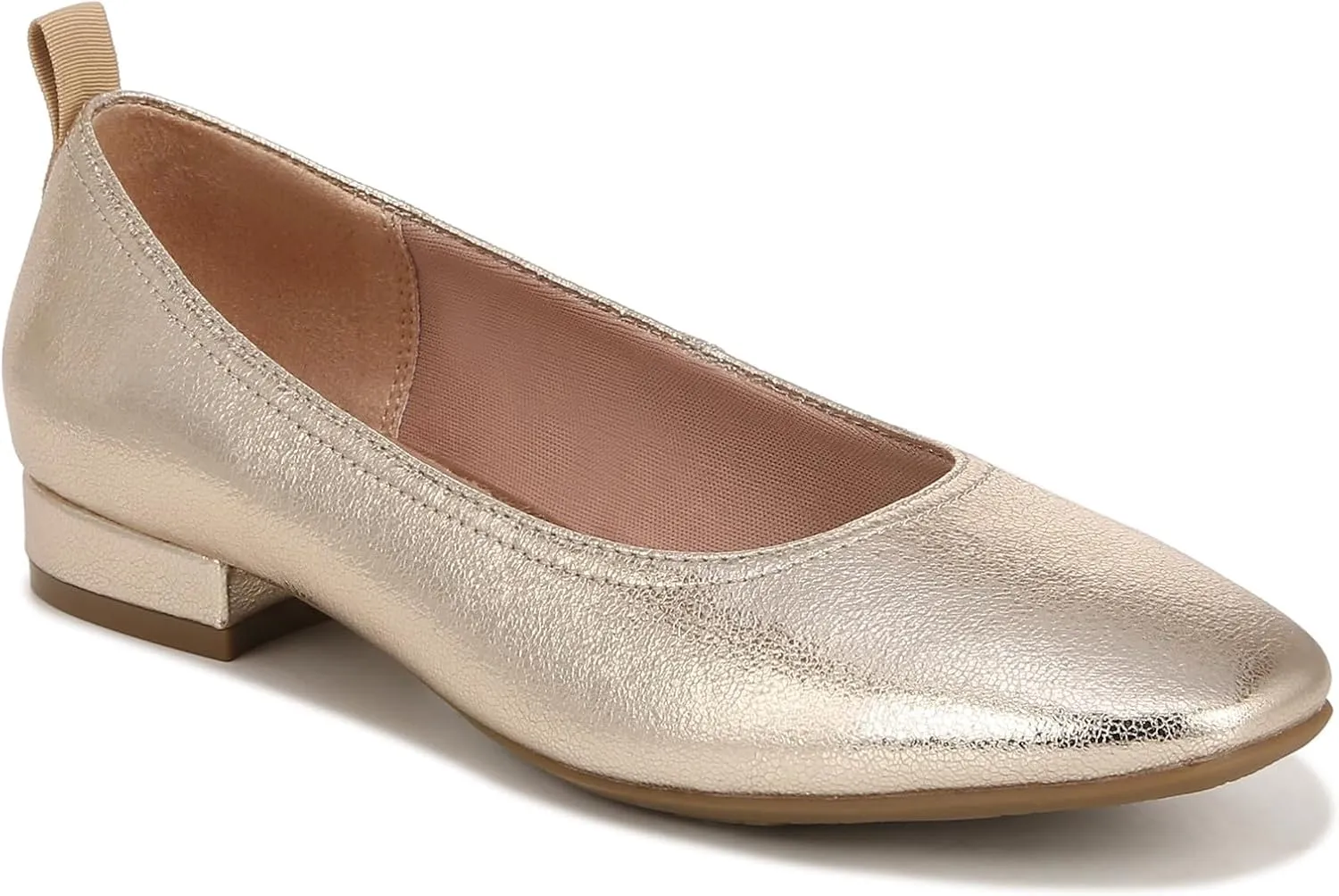 LifeStride Womens Cameo Slip On Flats - Beige