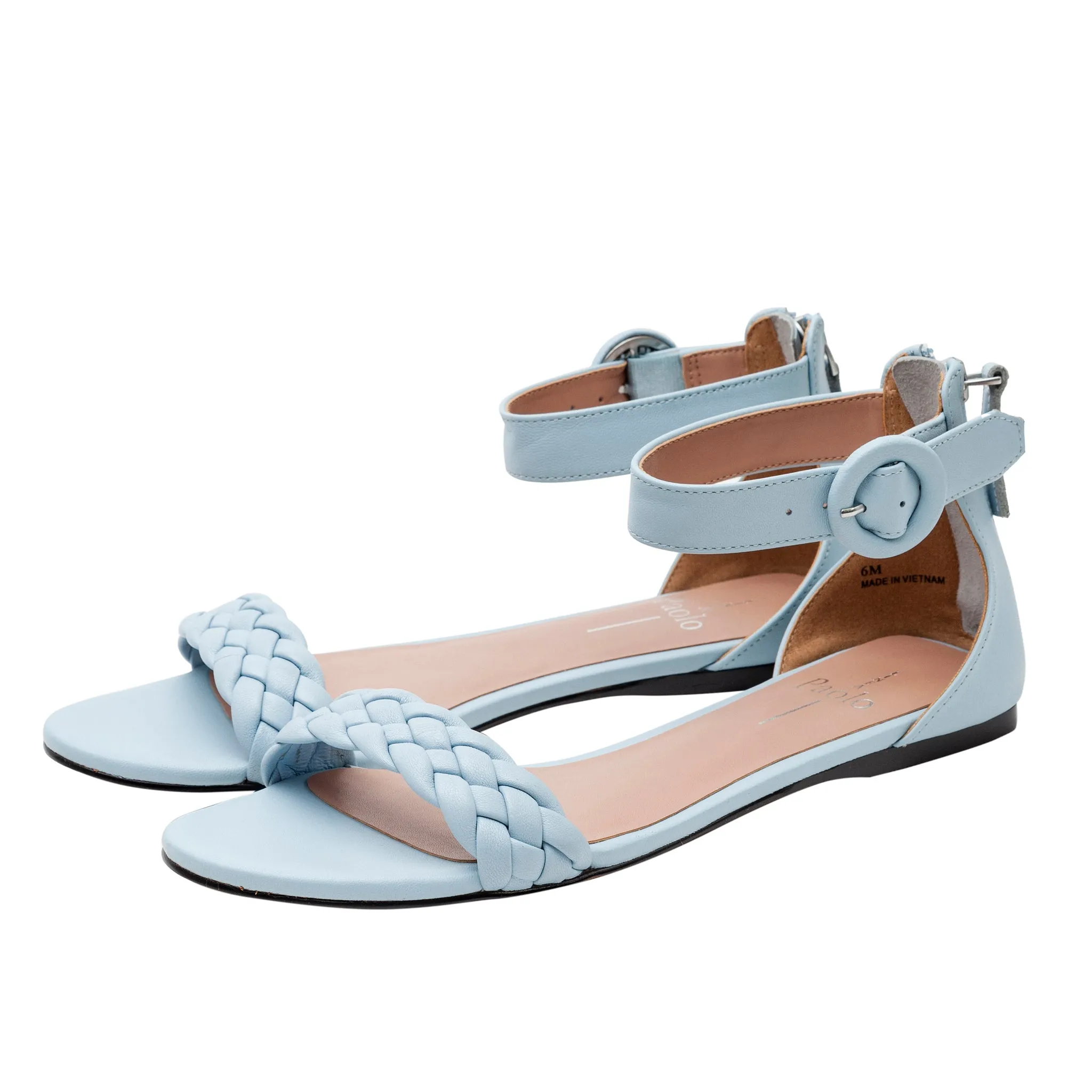 LYLA | Braided Strap Flat Sandals