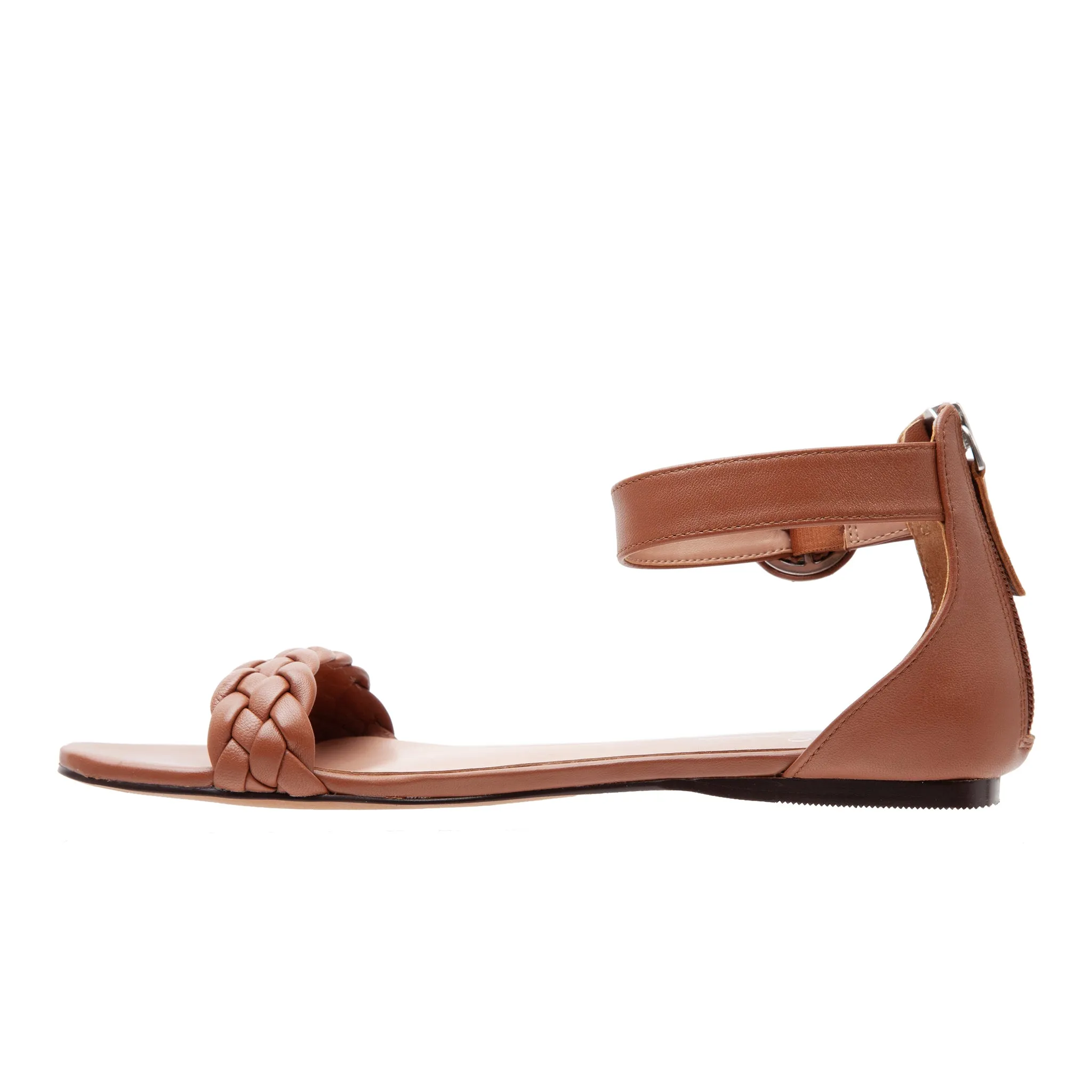 LYLA | Braided Strap Flat Sandals