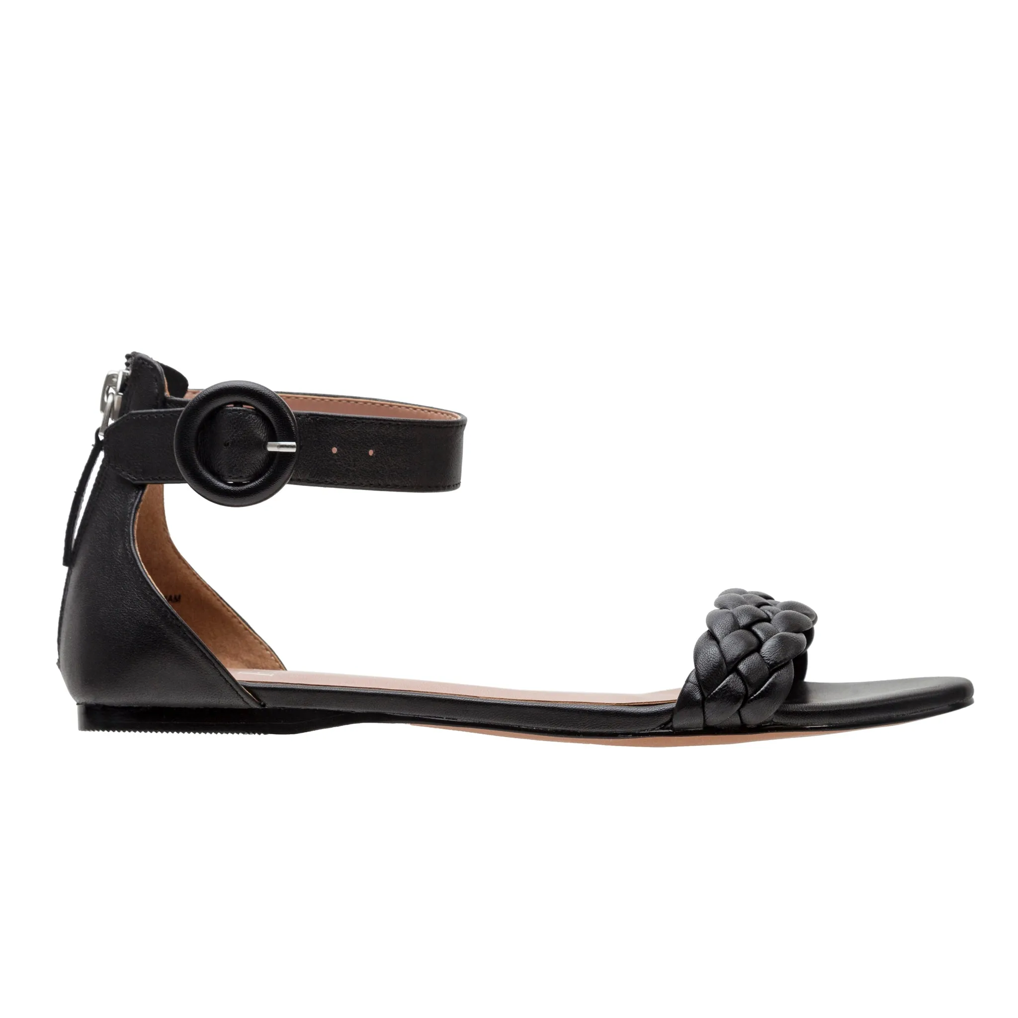 LYLA | Braided Strap Flat Sandals