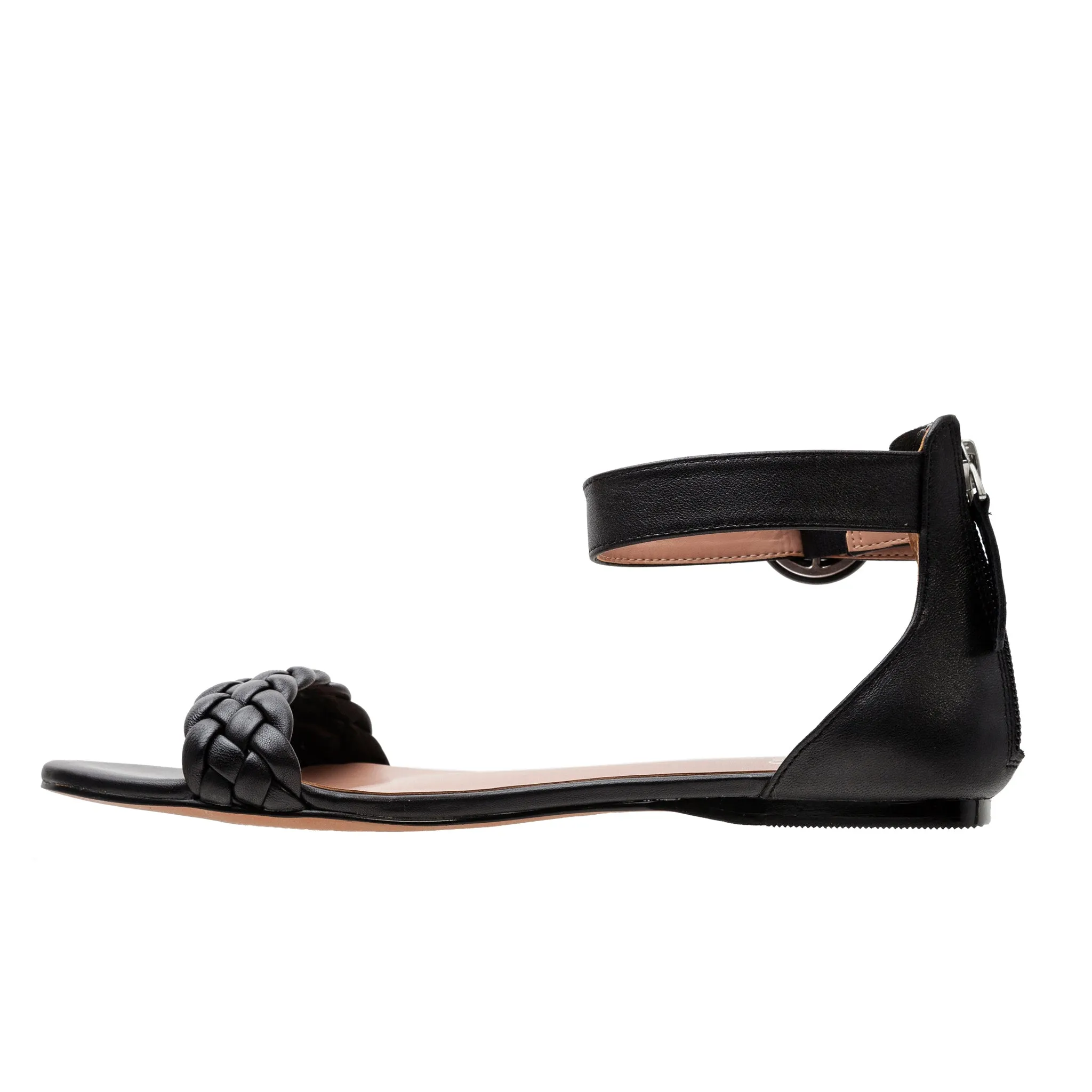 LYLA | Braided Strap Flat Sandals