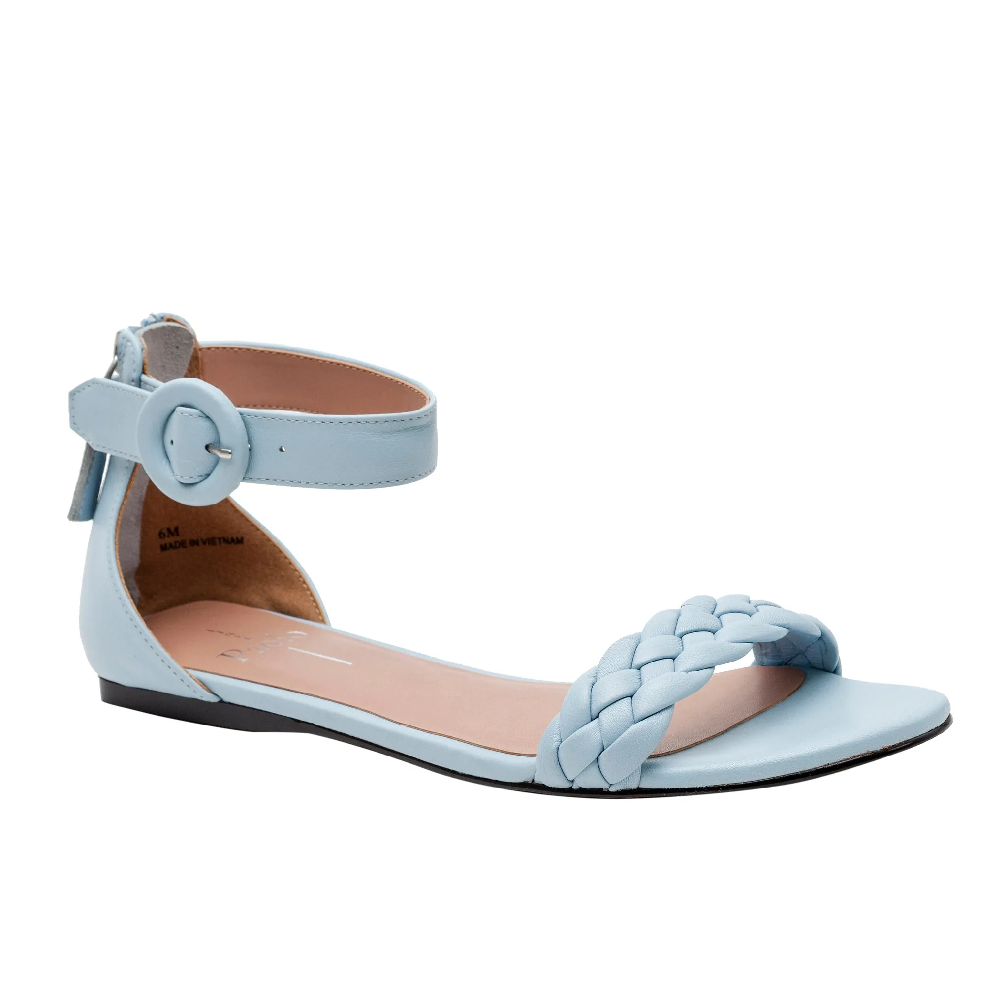 LYLA | Braided Strap Flat Sandals