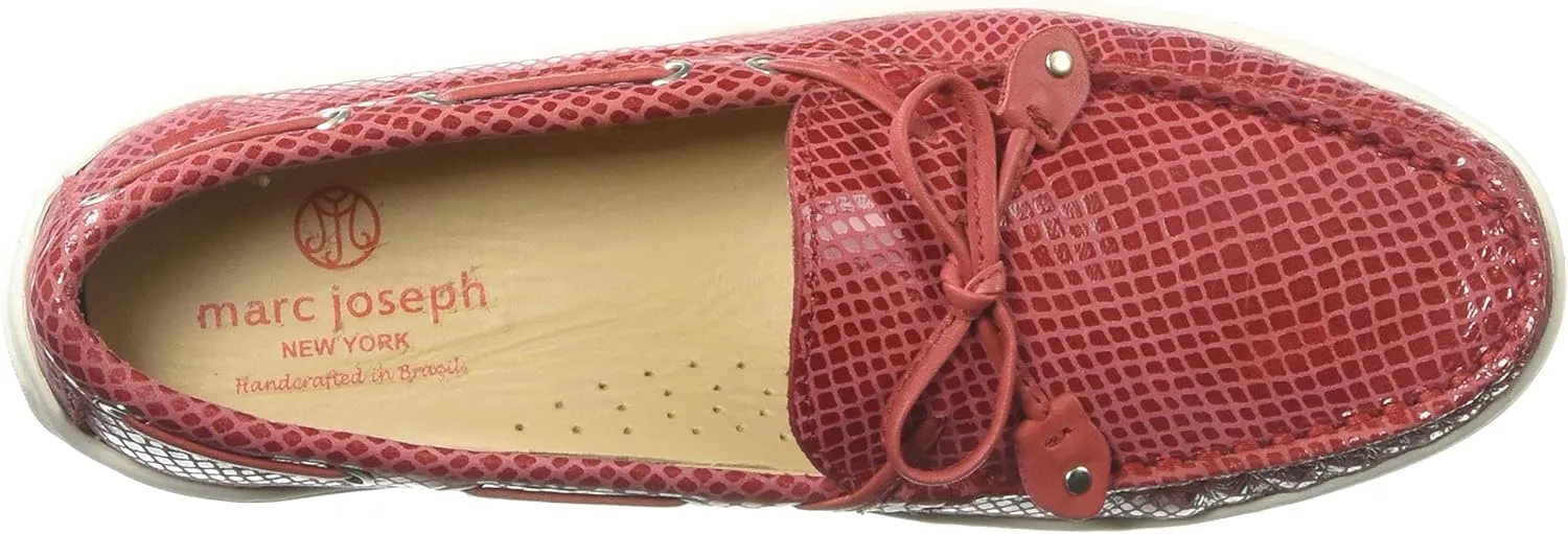 Marc Joseph New York Unisex-Child Casual Comfort Slip on Moccasin Tie-Bow Loafer Driving Style