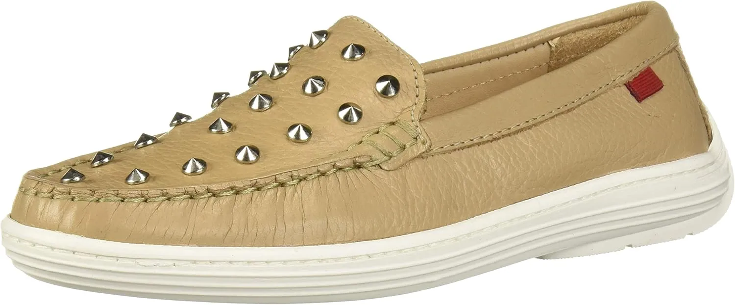 Marc Joseph New York Unisex-Child Kids Boys/Girls Leather Studded Loafer