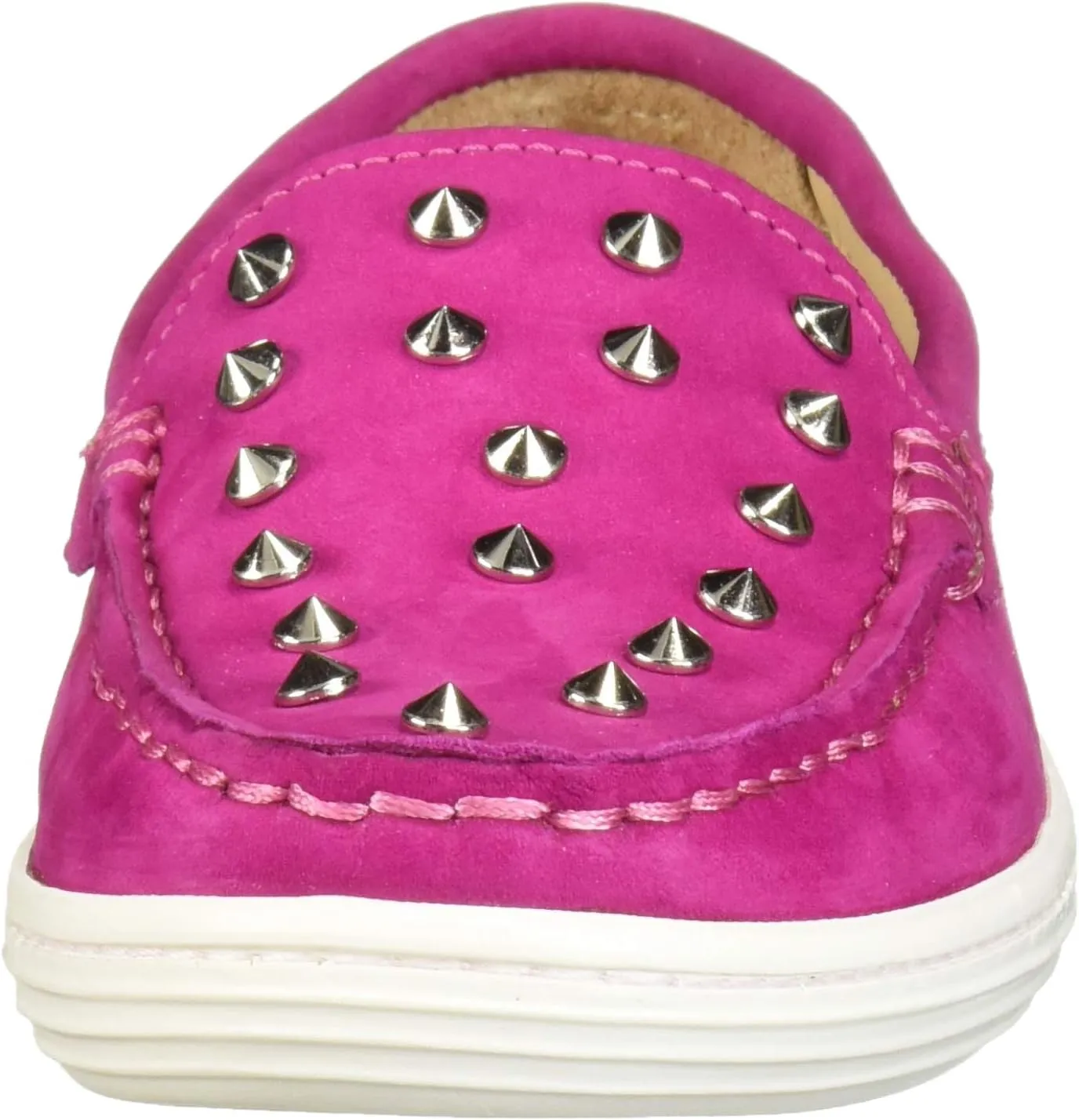 Marc Joseph New York Unisex-Child Kids Boys/Girls Leather Studded Loafer