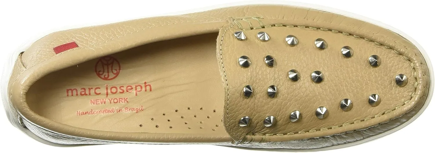 Marc Joseph New York Unisex-Child Kids Boys/Girls Leather Studded Loafer