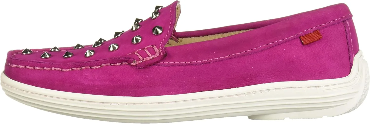 Marc Joseph New York Unisex-Child Kids Boys/Girls Leather Studded Loafer