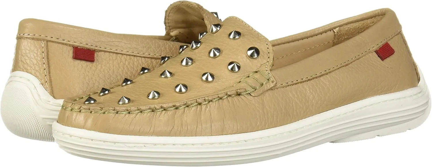 Marc Joseph New York Unisex-Child Kids Boys/Girls Leather Studded Loafer
