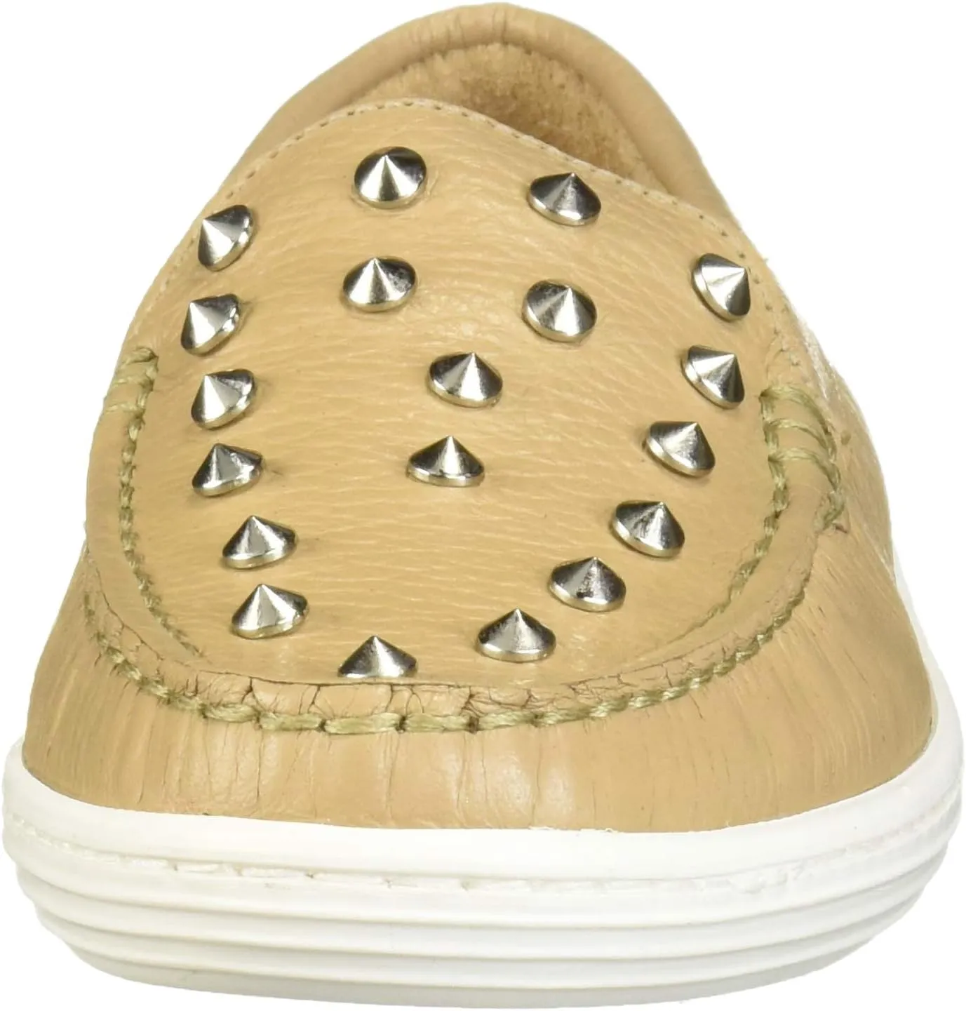 Marc Joseph New York Unisex-Child Kids Boys/Girls Leather Studded Loafer