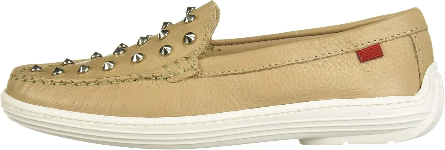 Marc Joseph New York Unisex-Child Kids Boys/Girls Leather Studded Loafer