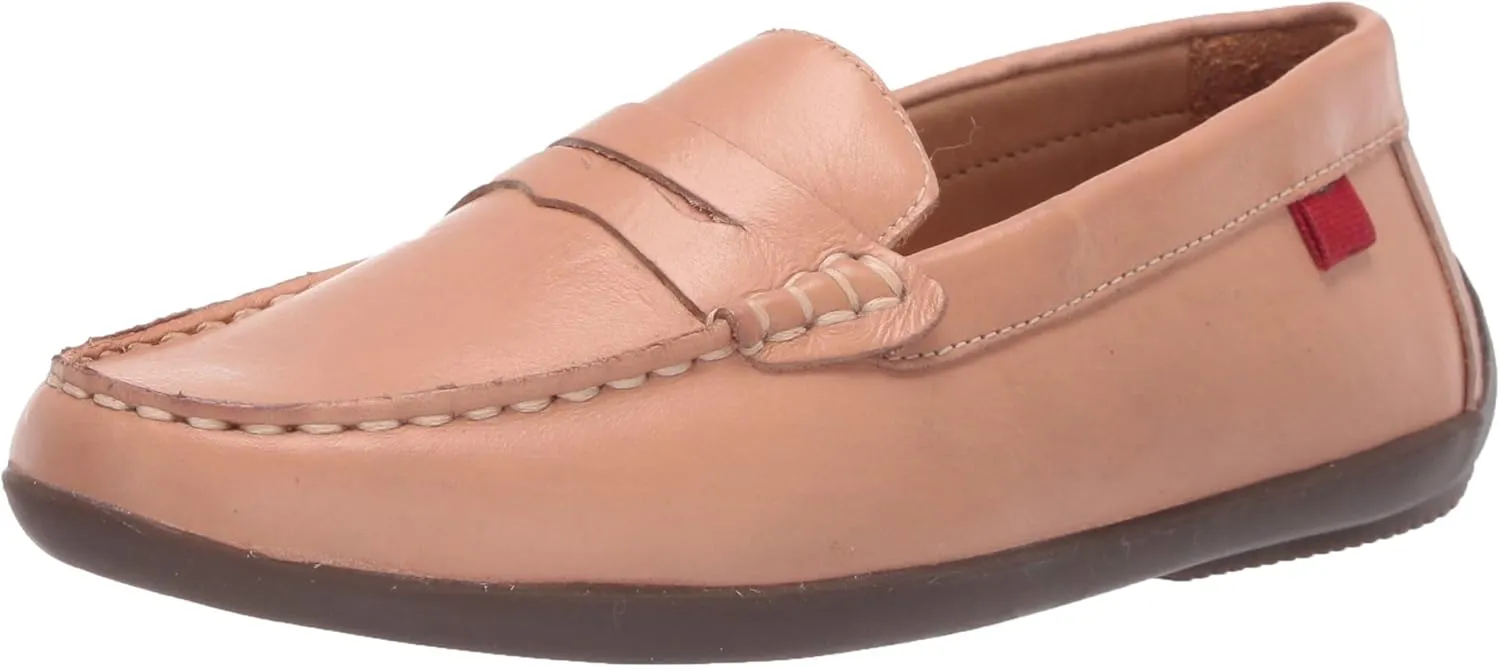 Marc Joseph New York Unisex-Child Leather Made in Brazil Luxury Fashion Slip on Loafer with Penny Detail