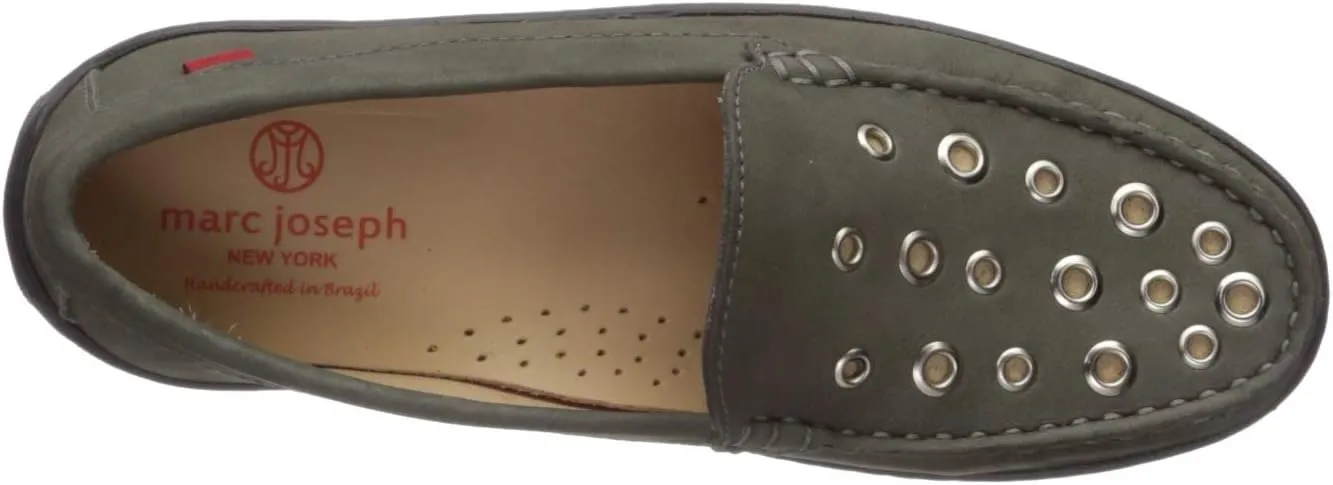Marc Joseph New York Unisex-Child Leather Made in Brazil Mott Street Grommet Detail Loafer