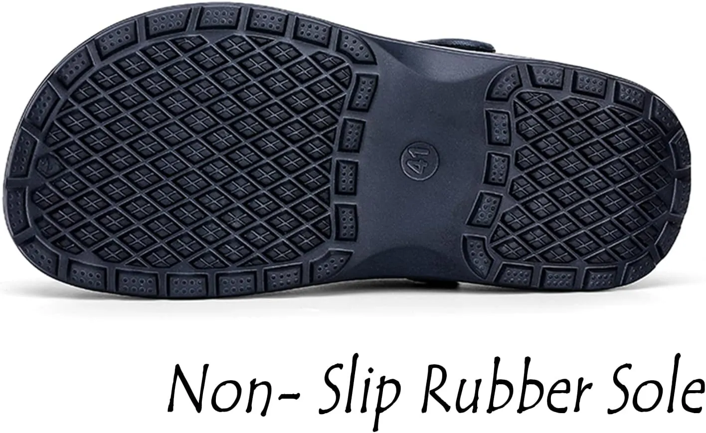Meidiastra Men Chef Clogs Slip Resistant Garden Clogs with Arch Support Safety Nursing Shoes Work Shoes Water Oil Resistant for Men Food Service