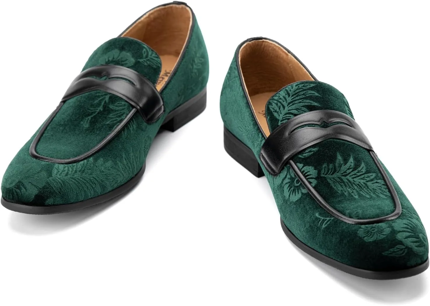 Meijiana Men Faux Leather Noble Loafer Shoes Slip-on Loafer Smoking Slipper Tassel Loafer