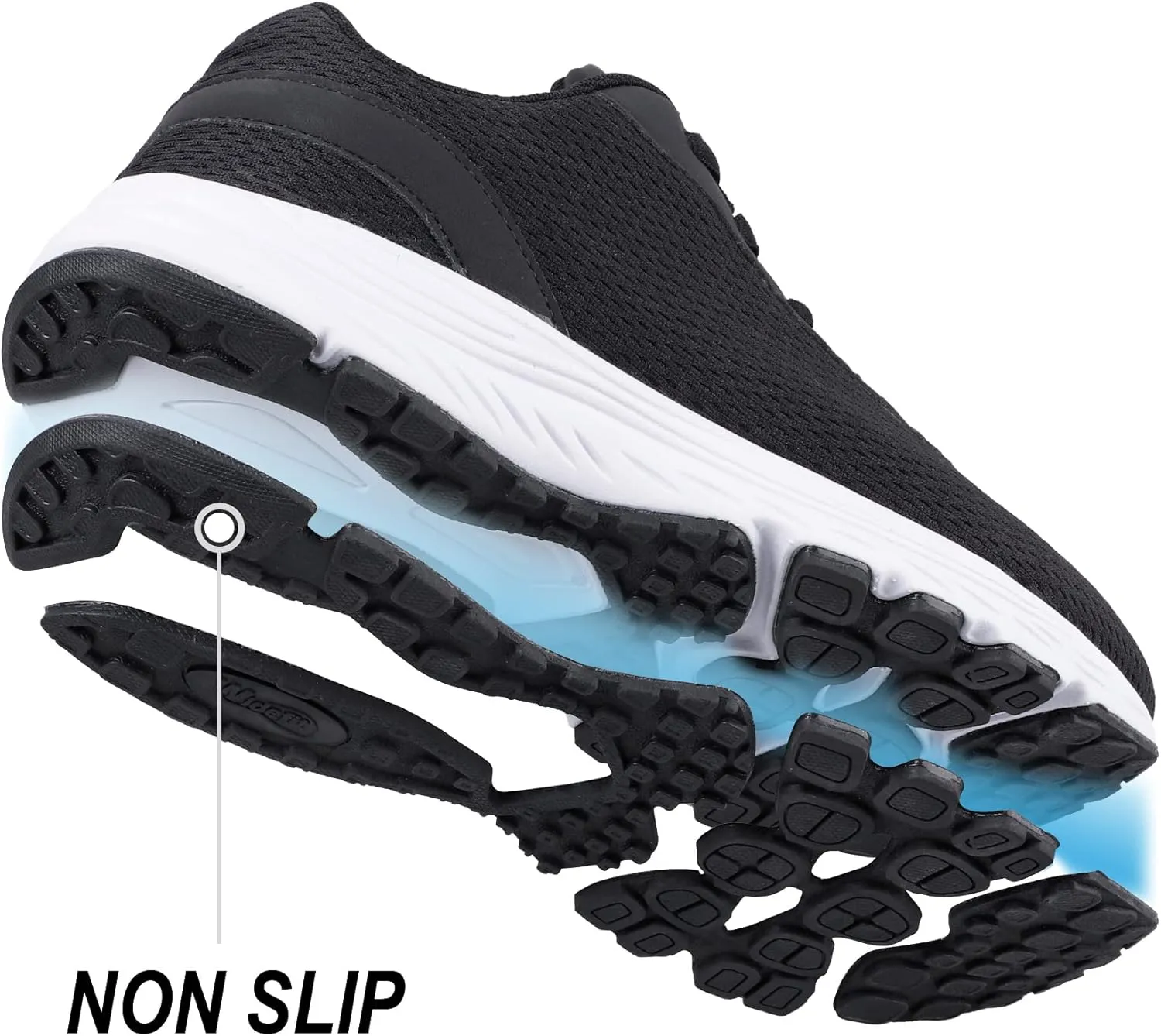 Men Women Wide Fit Sneakers Fahion Lightweight Running Shoes Cushioned Workout Shoes