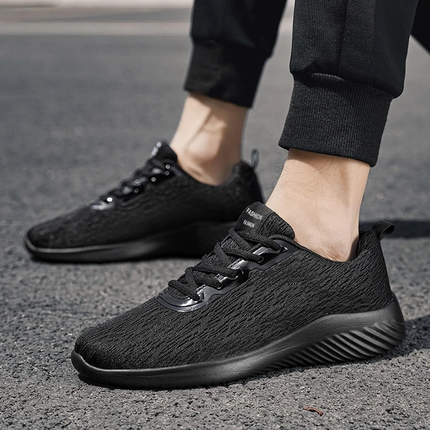 Men's Breathable Stretch Workout Shoes Non Slip Lightweight Workout Shoe Lightweight Non Slip Sneakers for Men