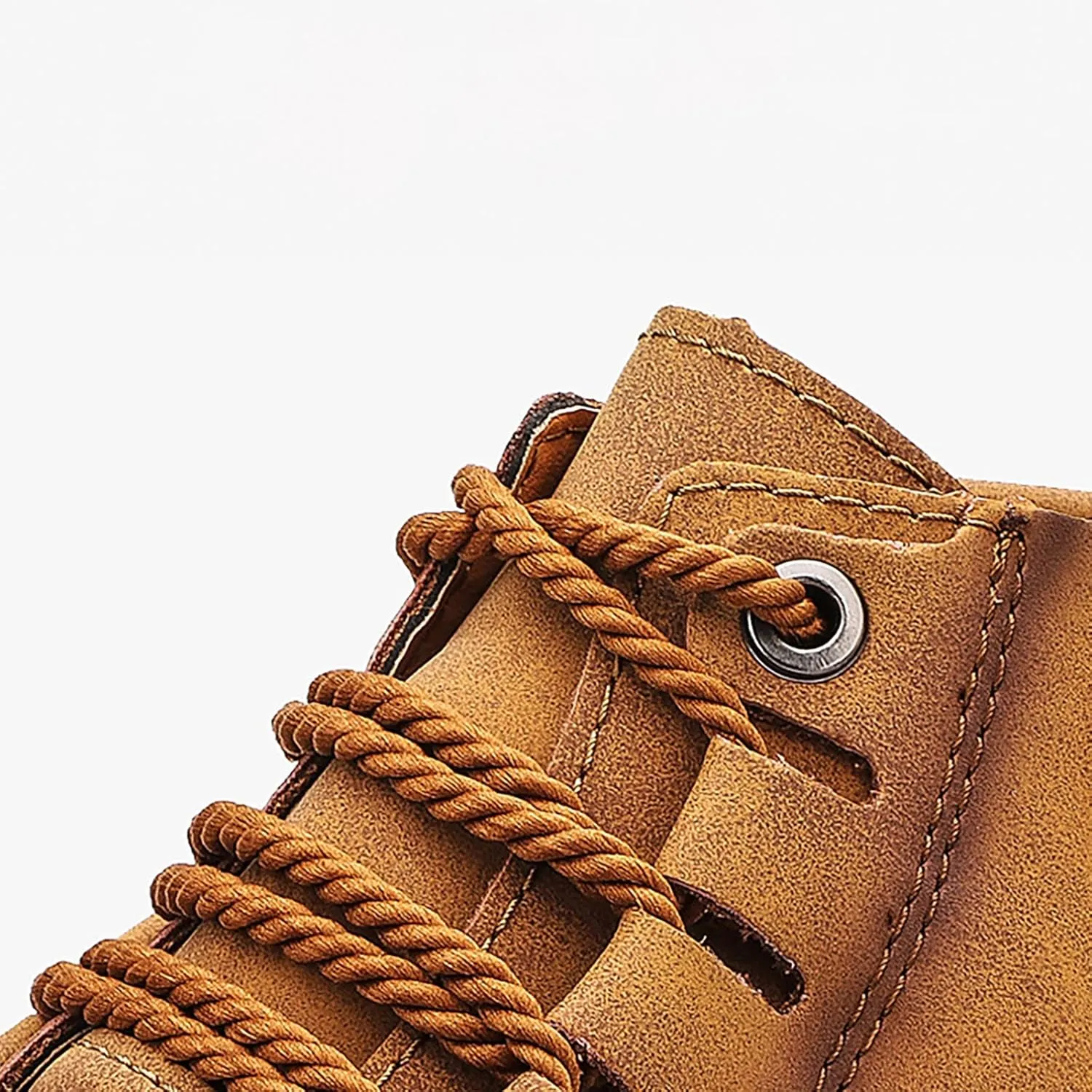 Men's British Large Casual Leather Handcrafted Foreign Trade Lace Up Sports Shoes Mens Slip on Sneaker Men's Shoes Men Shoes