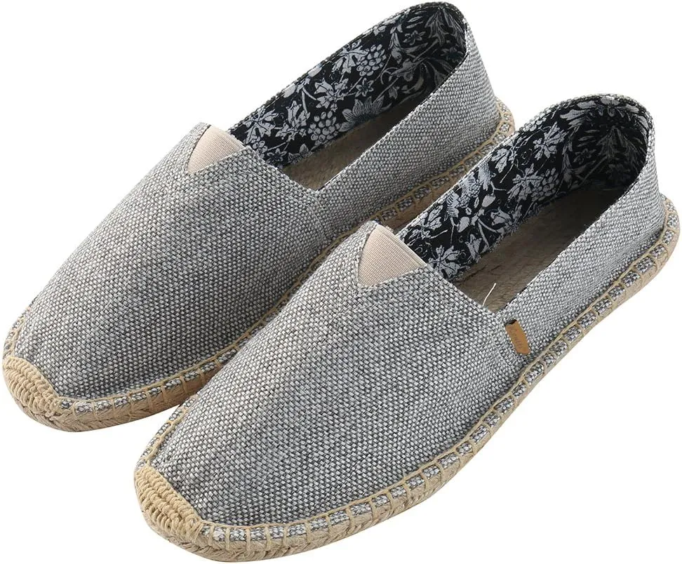 Men's Classic Slip on Flat Espadrilles