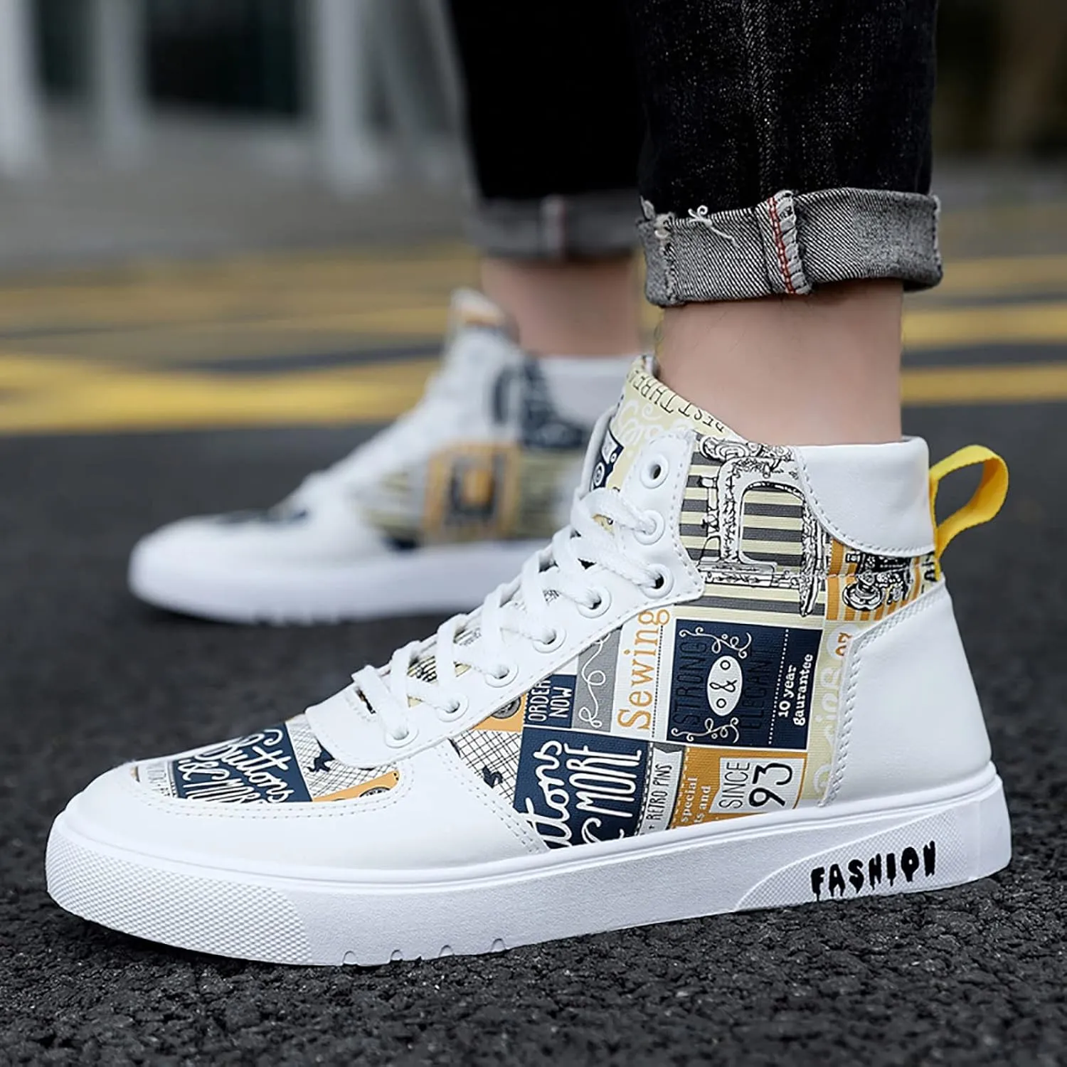 Men's Comfortable Diabetic Shoes Lightweight Breathable Walking Shoe Gym Tennis Business Casual Versatile Shoes