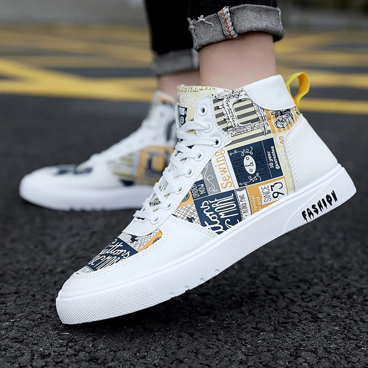 Men's Comfortable Diabetic Shoes Lightweight Breathable Walking Shoe Gym Tennis Business Casual Versatile Shoes