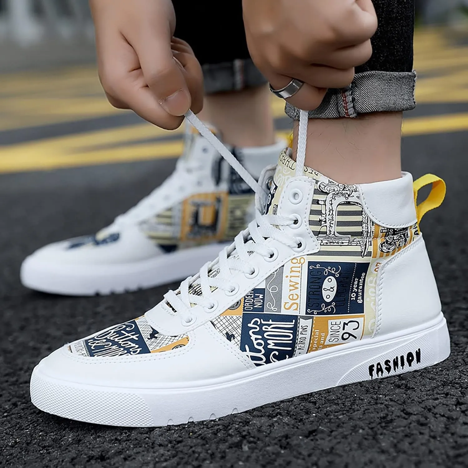 Men's Comfortable Diabetic Shoes Lightweight Breathable Walking Shoe Gym Tennis Business Casual Versatile Shoes