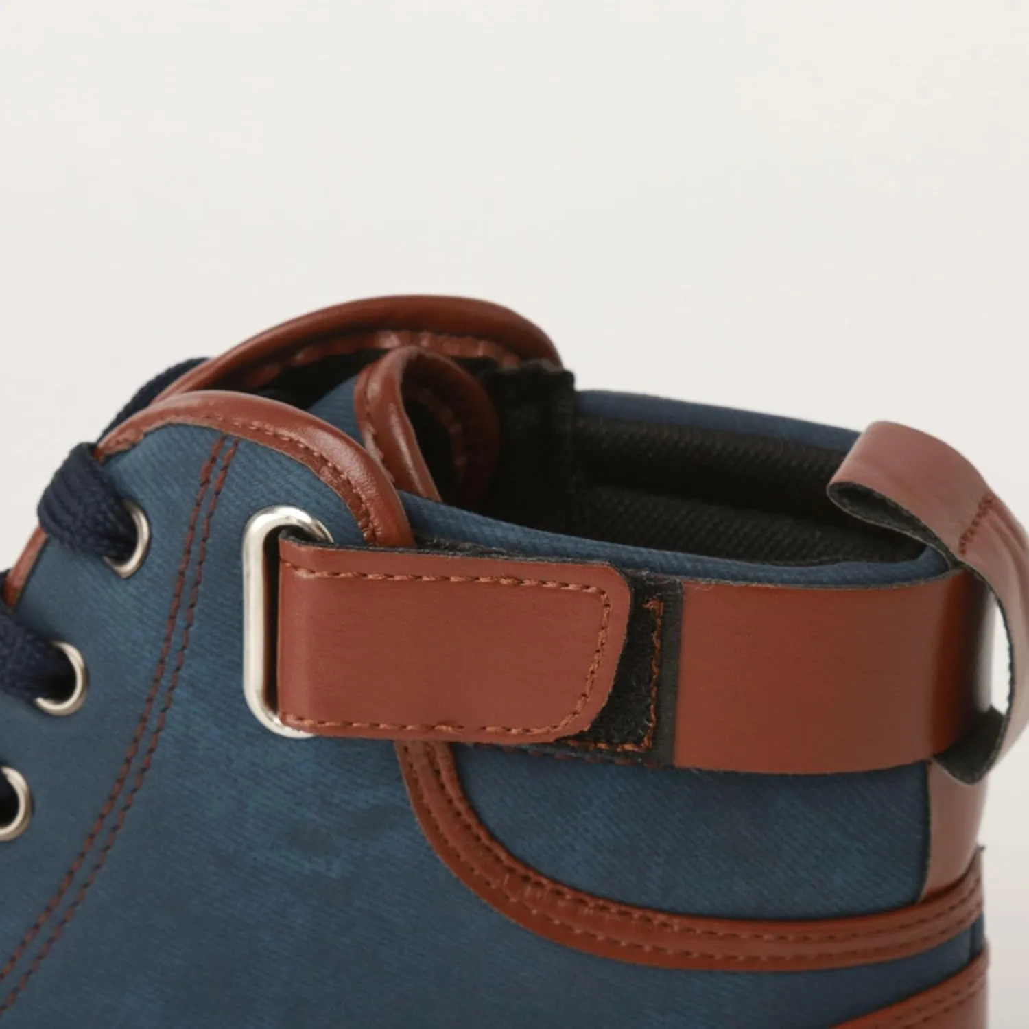 Men's High Top Board Shoes Leather Non Slip Walking Shoes Casual Lace Up Arch Support Shoes Mens Sneaker Boots Size 12