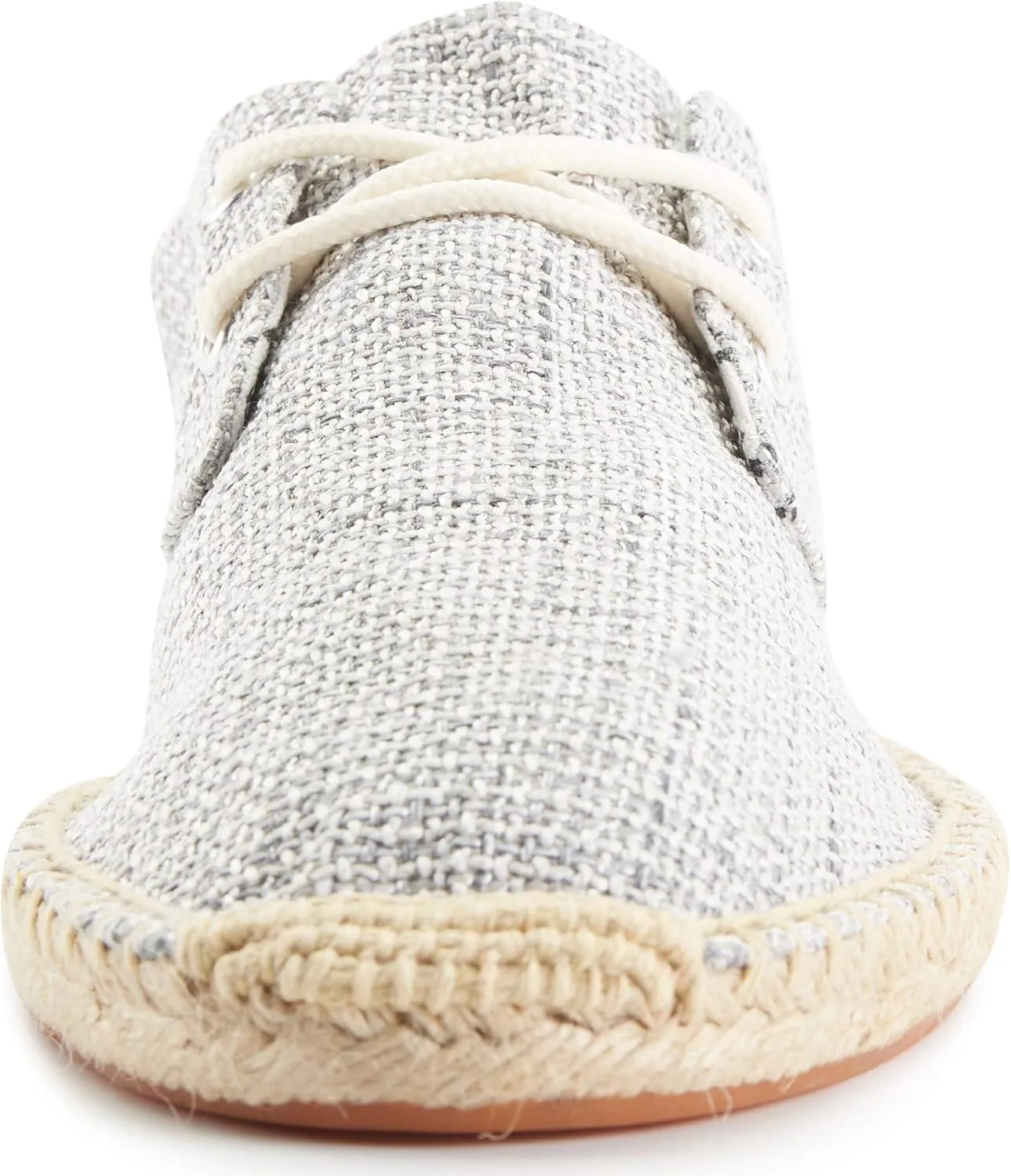 Men's Lace up Casual Canvas Slip on Flat Espadrille Shoes