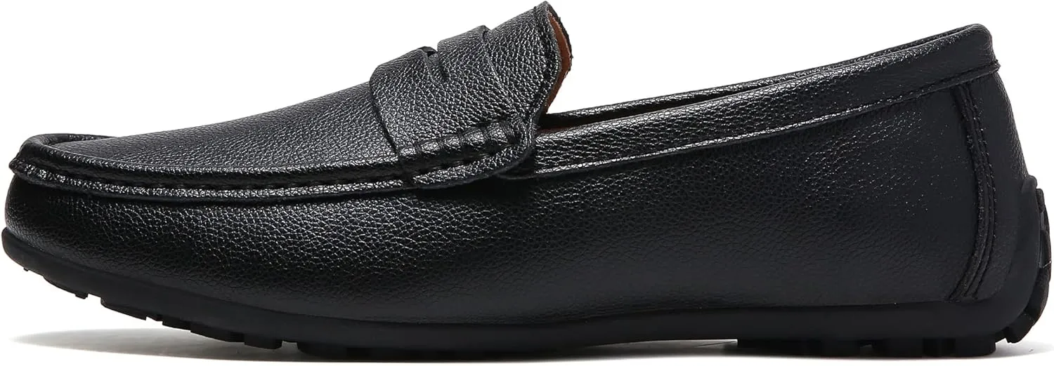 Men's Leather Casual Slip on Loafers Driving Walking Shoes