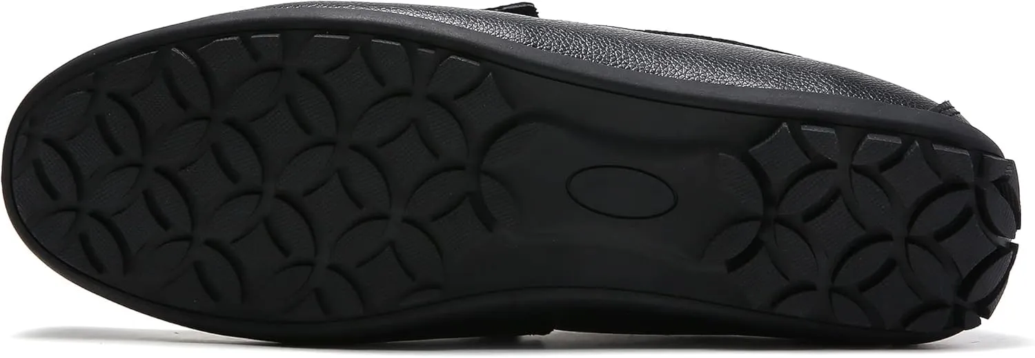 Men's Leather Casual Slip on Loafers Driving Walking Shoes