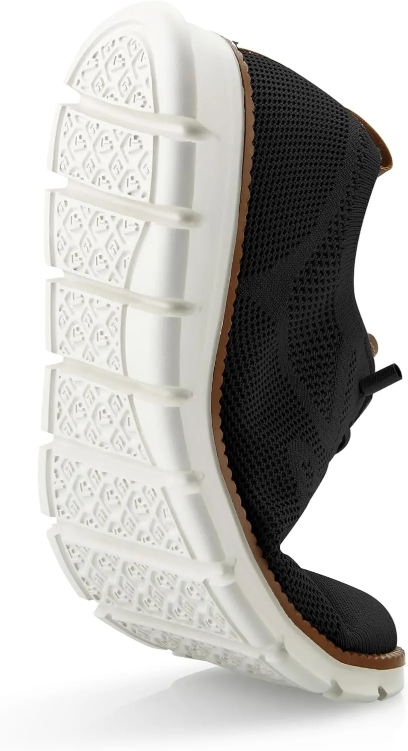 Men's Mesh Casual Sneakers Dress Oxfords Business Versatile Walking Tennis Shoes