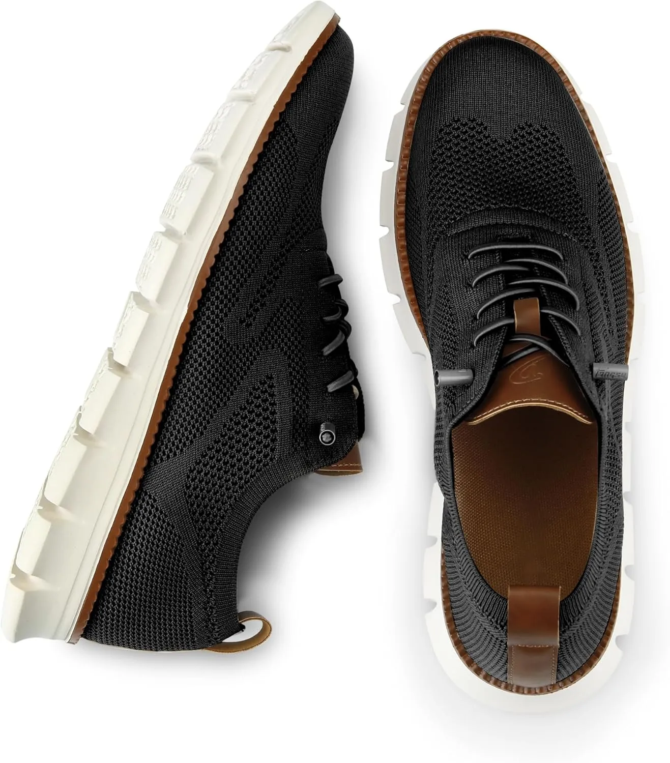 Men's Mesh Casual Sneakers Dress Oxfords Business Versatile Walking Tennis Shoes