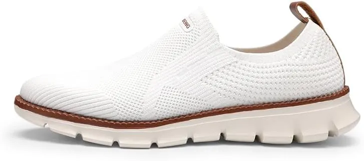 Men's Mesh Shoes,Plus Big Size,Slip-Ons with Knit Upper,Loafers, Lightweight,Breathable,Summer Casual Shoes, Khaki,White,Black,Blue