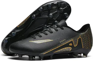 Men's Soccer Shoes Football Cleats High-Tops Lace-Up Non-Slip Spikes Indoor Outdoor Sports Athletic Baseball Lacrosse Sneaker
