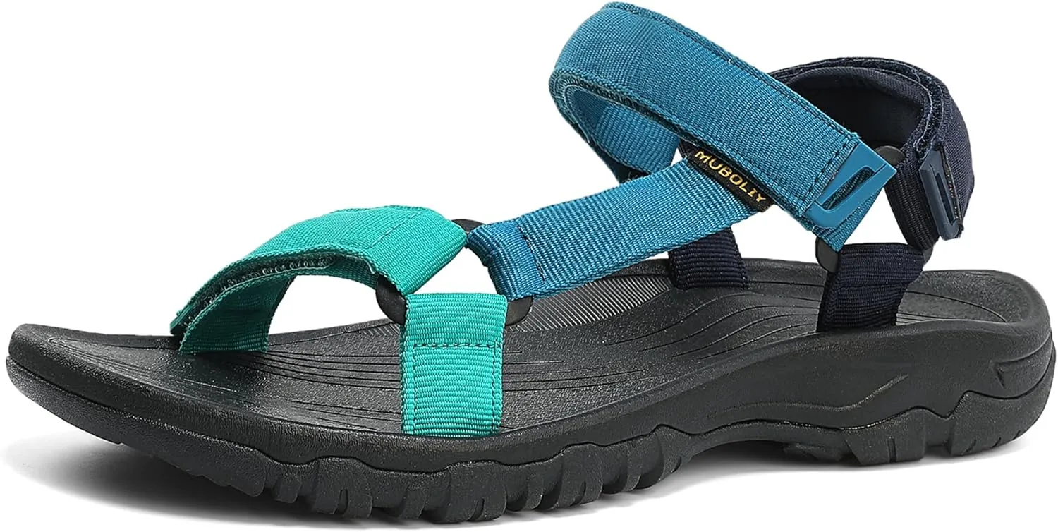 Men's Sport Hiking Sandals EVA Foam Midsole Outdoor With Arch Support Beach Water Shoes