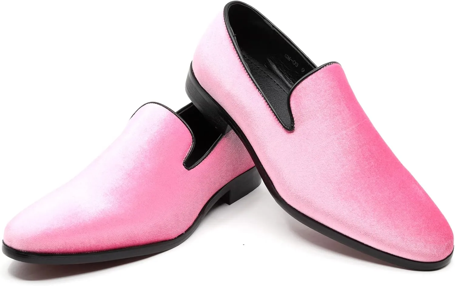 Men's Vintage Velvet Designer Classic Dress Tuxedo Loafers Slip On Shoes SM-03