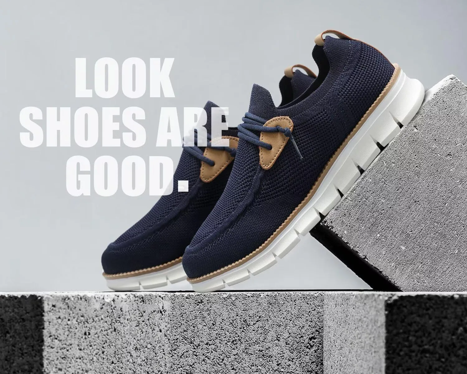 Men's Walking Boat Shoes Slip On Casual Loafers Non Slip Comfortable Lightweight Work Driving Shoes