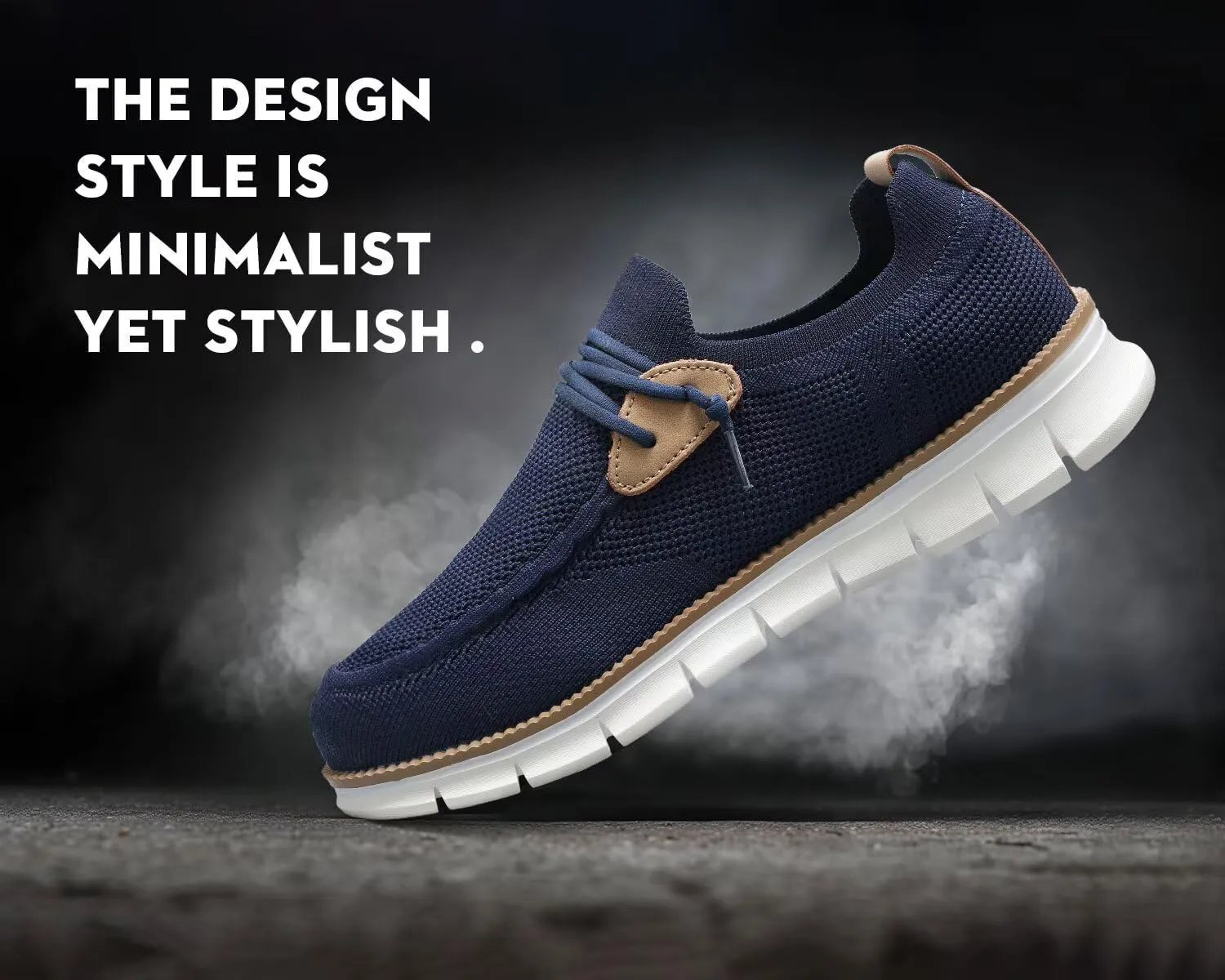 Men's Walking Boat Shoes Slip On Casual Loafers Non Slip Comfortable Lightweight Work Driving Shoes