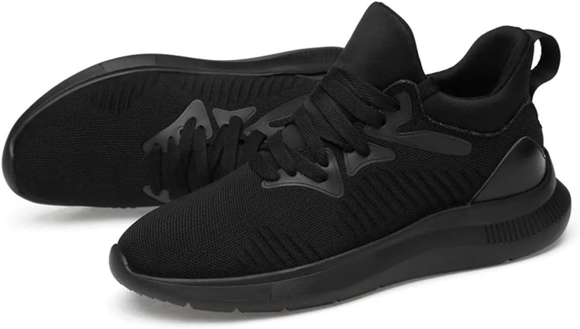 Mens Wide Fit Elevator Shoes Casual Mesh Non-Slip Increase Walking Taller Trainers Lace Up Height Lifting Footwear