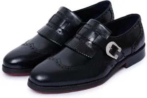 Men's Wingtip Brogue Kiltie Monk Strap Loafer Dress Shoes