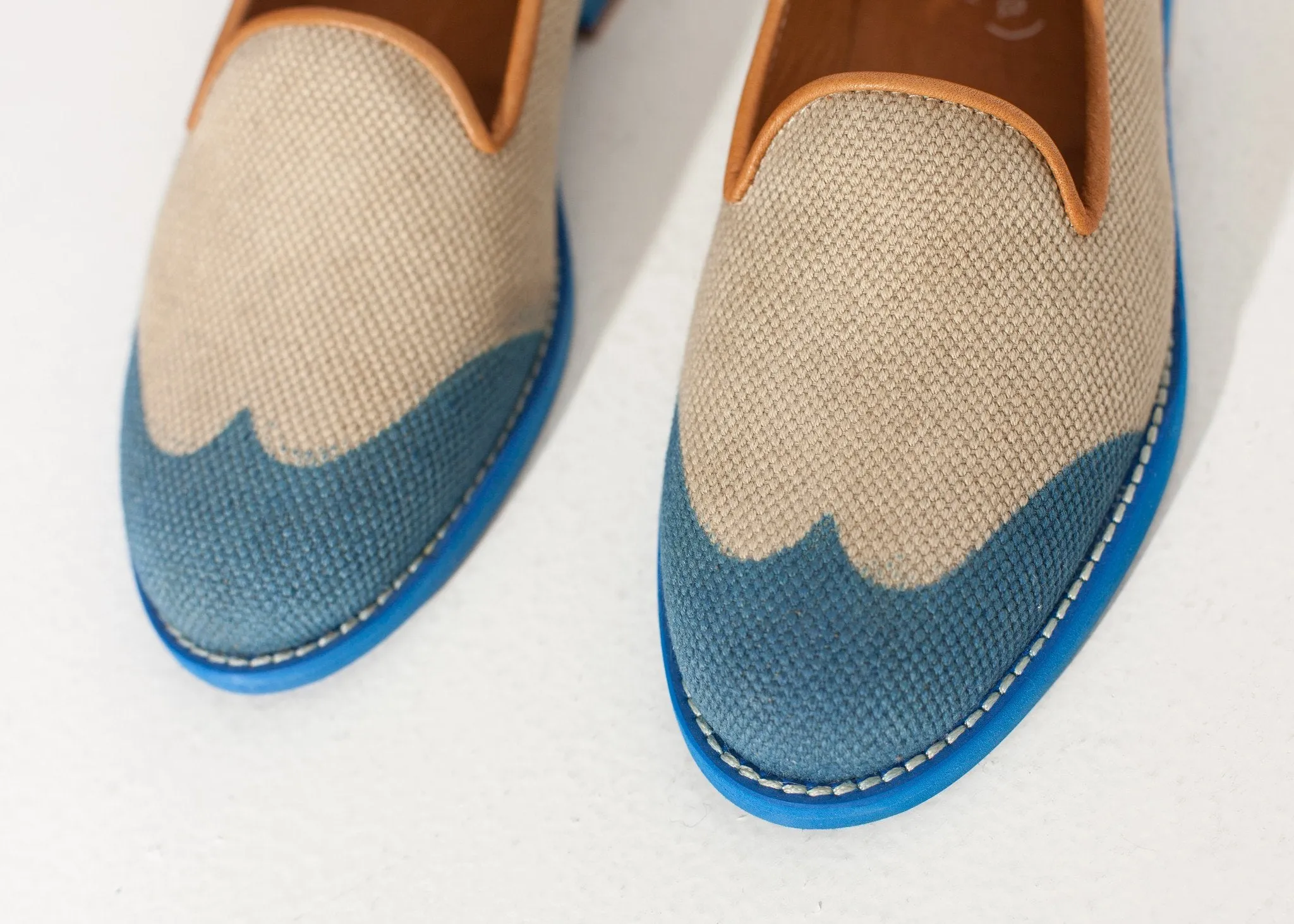 Minimalistic Blue Wingtip Sale ends today Loafer in