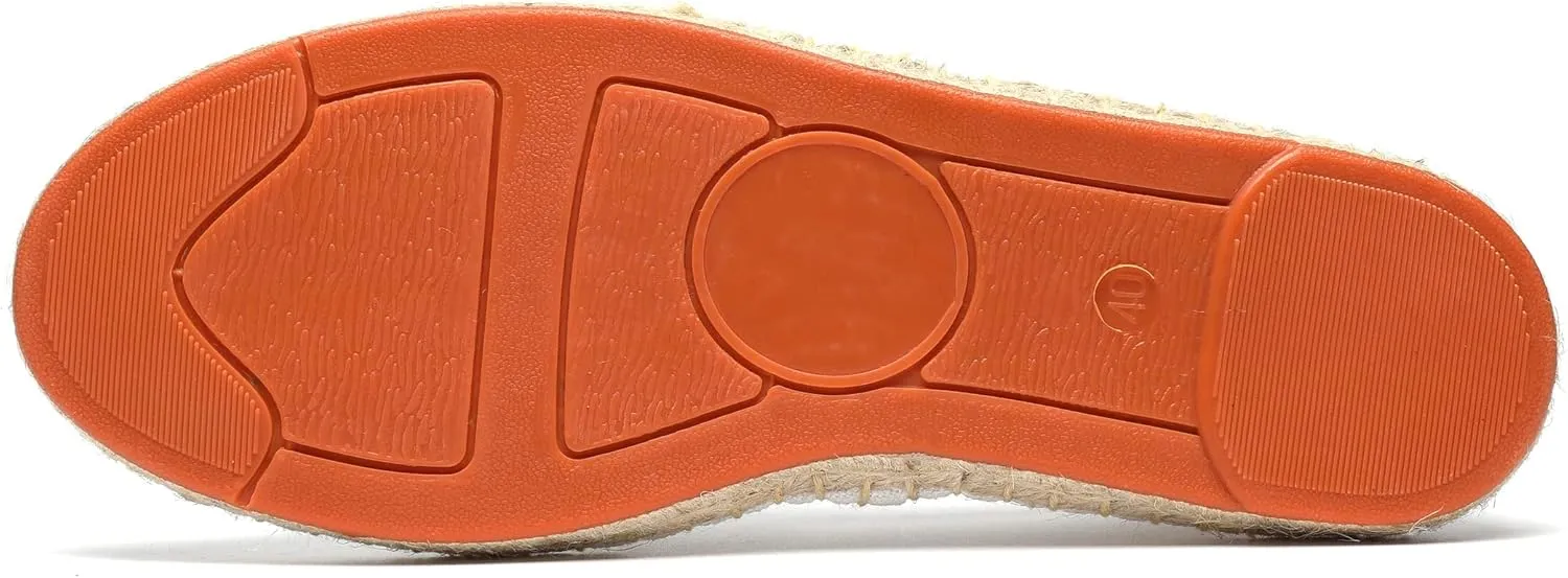 Mintzice Men's Solid Comfortable Slip on Canvas Espadrilles Flat