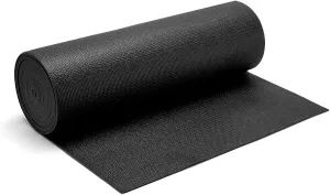 MIXPOWER 24 Inch Professional Tool Box Liner and Drawer Liner, 3mm Thickness, Easy Cut, Non-Slip Foam Rubber Toolbox Drawer Liner Mat - Adjustable Cabinet Liners, Black, 24 Inch x 24 Feet