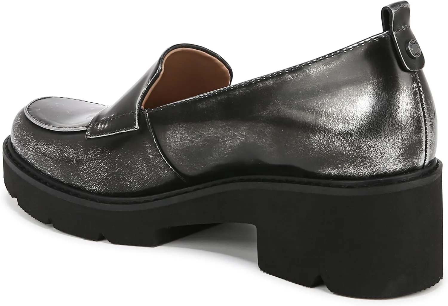 Naturalizer Women's Darry Slip-On Lightweight Lug Sole Heeled Loafer