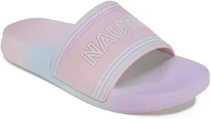 Nautica Kids Girls Slip-On Sandal Athletic Slide Youth Big Kid Little Kid-Luz Girls-Pink Pastel Size-13