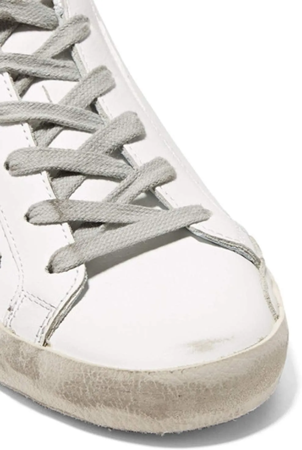nesho Women's Trainers Sneakers Low Top Leather Casual Walking Shoes Slide